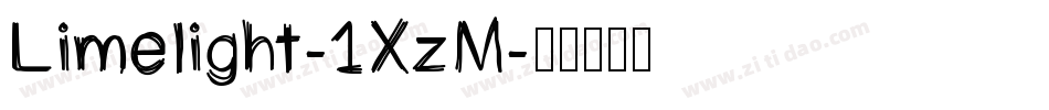 Limelight-1XzM字体转换