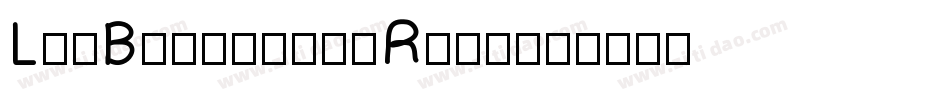 LinBiolinum-R-12字体转换