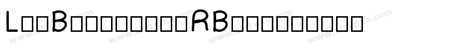 LinBiolinum-RB-11字体转换