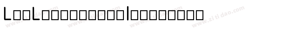 LinLibertine-I-8字体转换