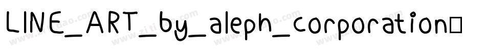 LINE_ART_by_aleph_corporation转换器字体转换
