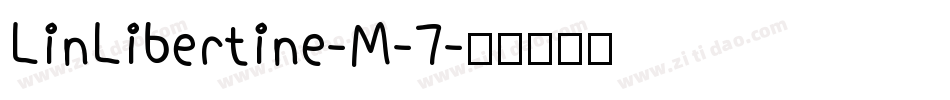 LinLibertine-M-7字体转换