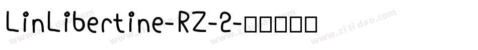 LinLibertine-RZ-2字体转换