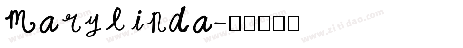 Marylinda字体转换