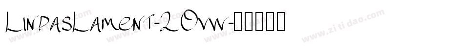 LindasLament-2Ovw字体转换