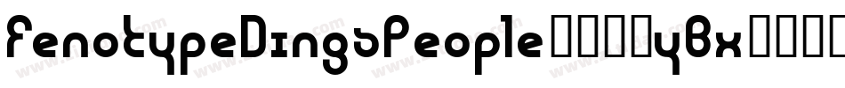 FenotypeDingsPeople05-4yBx字体转换