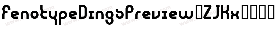 FenotypeDingsPreview-ZJKx字体转换