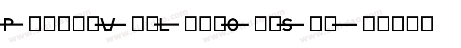 PritchardLineOutStd字体转换