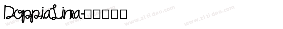 DoppiaLinea字体转换