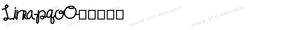 Linea-pqoO字体转换