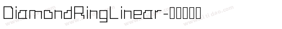 DiamondRingLinear字体转换