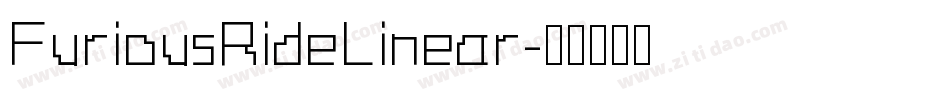 FuriousRideLinear字体转换