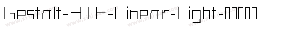 Gestalt-HTF-Linear-Light字体转换