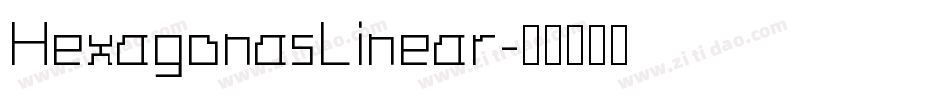 HexagonasLinear字体转换