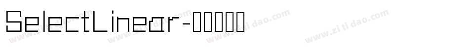 SelectLinear字体转换