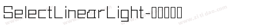 SelectLinearLight字体转换
