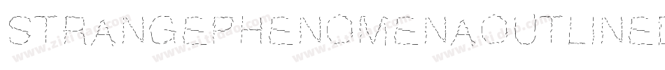 STRANGEPHENOMENAOUTLINED字体转换