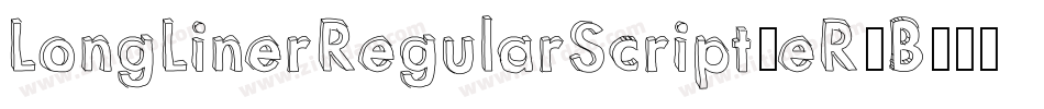 LongLinerRegularScript-eR4B字体转换