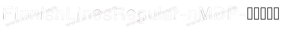 FinnishLinesRegular-nMDP字体转换
