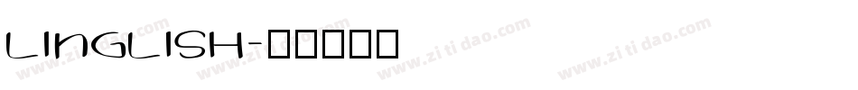 linglish字体转换