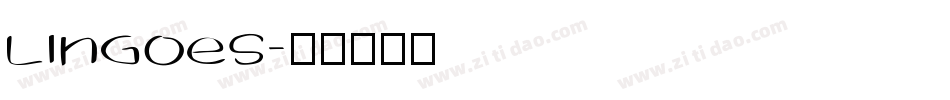 lingoes字体转换
