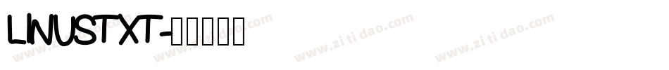 LINUSTXT字体转换