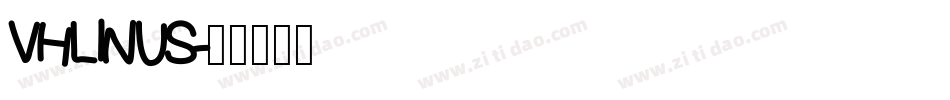 VHLINUS字体转换