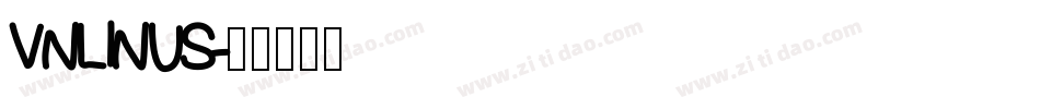 VNLINUS字体转换