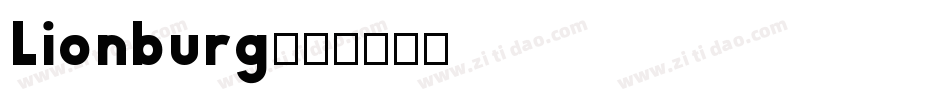 Lionburg字体转换