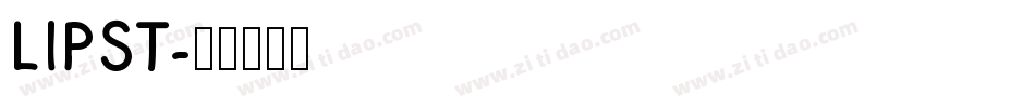 LIPST字体转换