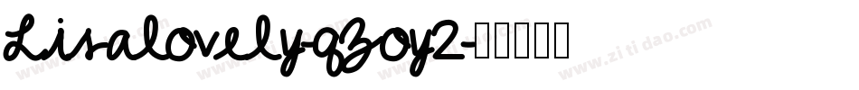 Lisalovely-qZoy2字体转换