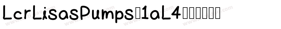 LcrLisasPumps-1aL4字体转换