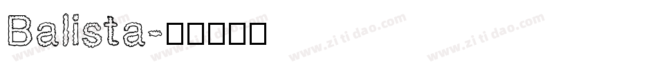 Balista字体转换