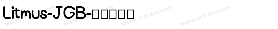 Litmus-JGB字体转换