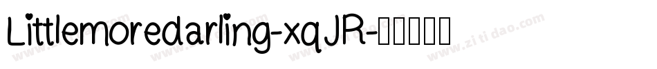 Littlemoredarling-xqJR字体转换