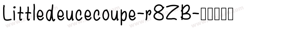 Littledeucecoupe-r8ZB字体转换