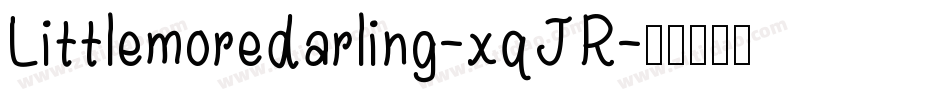 Littlemoredarling-xqJR字体转换