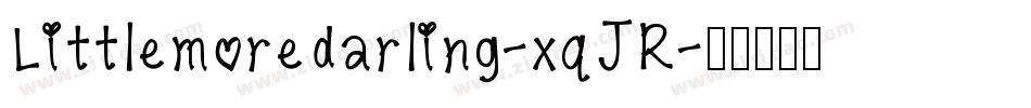 Littlemoredarling-xqJR字体转换