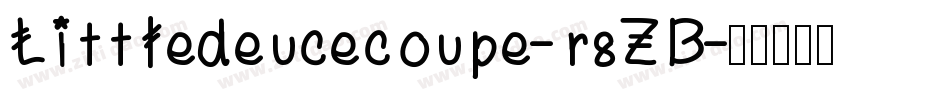 Littledeucecoupe-r8ZB字体转换
