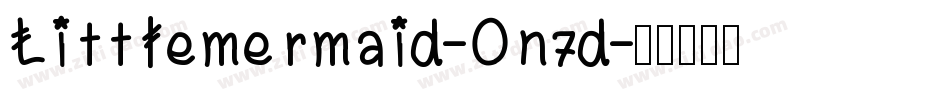 Littlemermaid-On7d字体转换