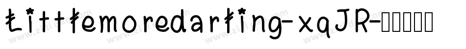 Littlemoredarling-xqJR字体转换