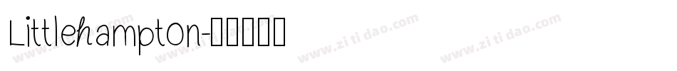 Littlehampton字体转换