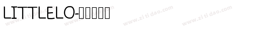 LITTLELO字体转换