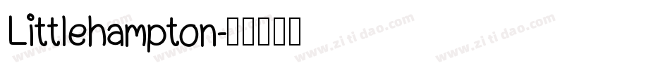 Littlehampton字体转换