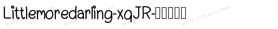Littlemoredarling-xqJR字体转换