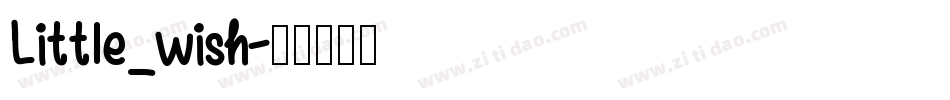 Little_wish字体转换