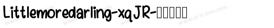 Littlemoredarling-xqJR字体转换