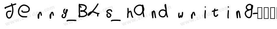 Jerry_B4s_handwriting字体转换