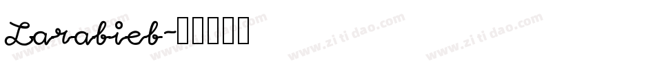 Larabieb字体转换