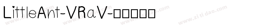 LittleAnt-VRaV字体转换